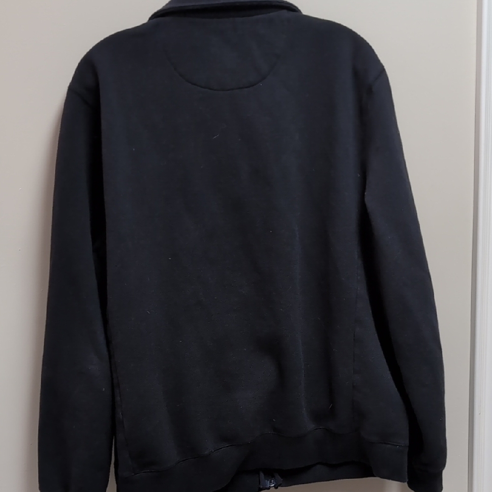 Bench Men’s Black Full-Zip Collared Sweater Jacket - Picture 6 of 7